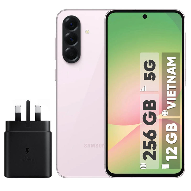 گوشی موبایل سامسونگ مدل Galaxy A56 دو سیم کارت ظرفیت 256 گیگابایت و رم 12 گیگابایت – ویتنام – به همراه شارژر 45 وات سامسونگ