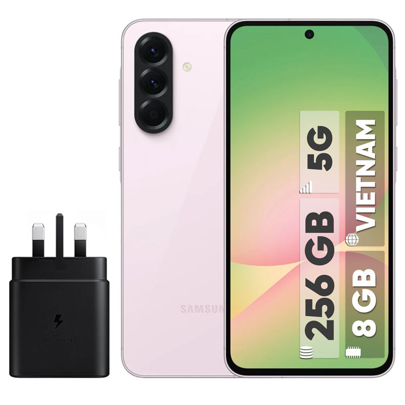 گوشی موبایل سامسونگ مدل Galaxy A56 دو سیم کارت ظرفیت 256 گیگابایت و رم 8 گیگابایت – ویتنام – به همراه شارژر 45 وات سامسونگ