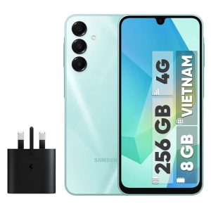 گوشی موبایل سامسونگ مدل Galaxy A16 4G دو سیم کارت ظرفیت 256 گیگابایت و رم 8 گیگابایت – ویتنام – به همراه شارژر 25 وات سامسونگ