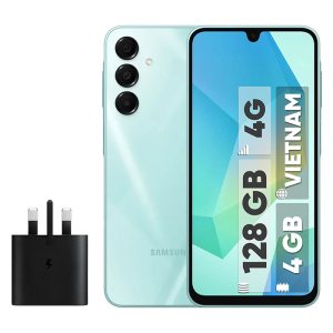 گوشی موبایل سامسونگ مدل Galaxy A16 4G دو سیم کارت ظرفیت 128 گیگابایت و رم 4 گیگابایت – ویتنام – به همراه شارژر 25 وات سامسونگ