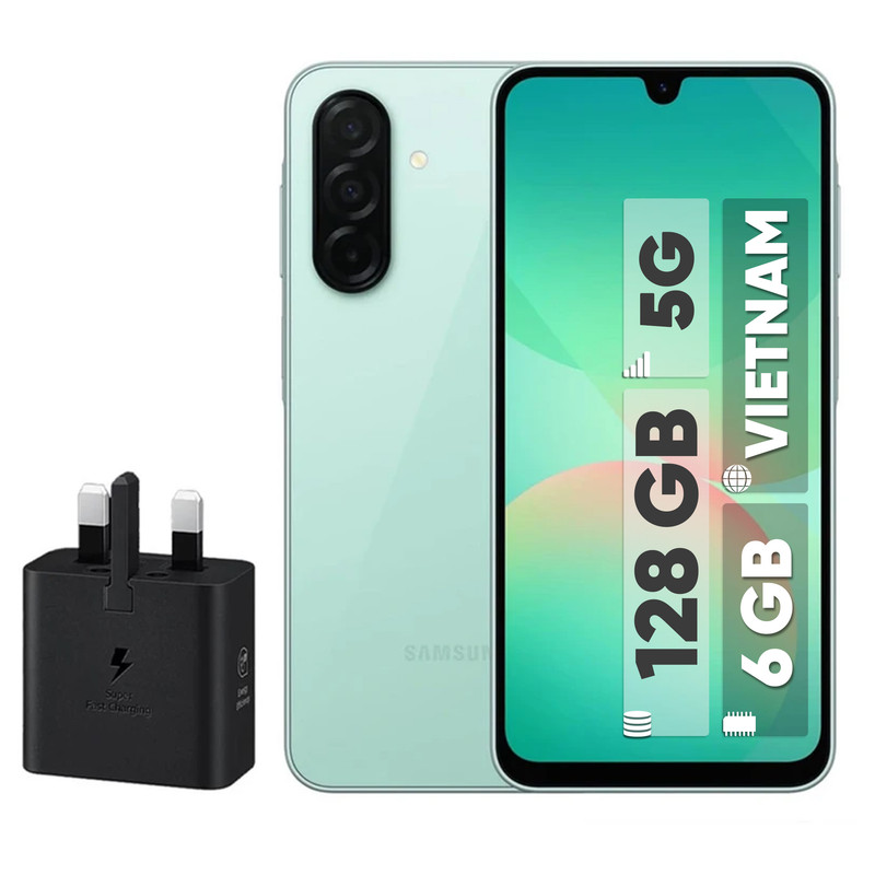 گوشی موبایل سامسونگ مدل Galaxy A26 دو سیم کارت ظرفیت 128 گیگابایت و رم 6 گیگابایت – ویتنام – به همراه شارژر 25 وات سامسونگ