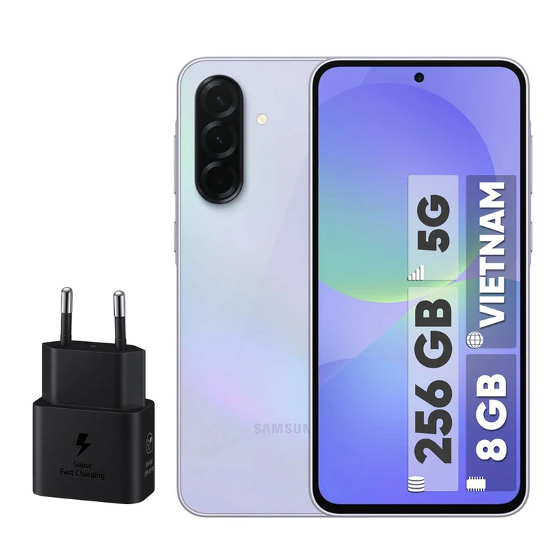 گوشی موبایل سامسونگ مدل Galaxy A36 دو سیم کارت ظرفیت 256 گیگابایت و رم 8 گیگابایت – ویتنام – به همراه شارژر 25 وات سامسونگ