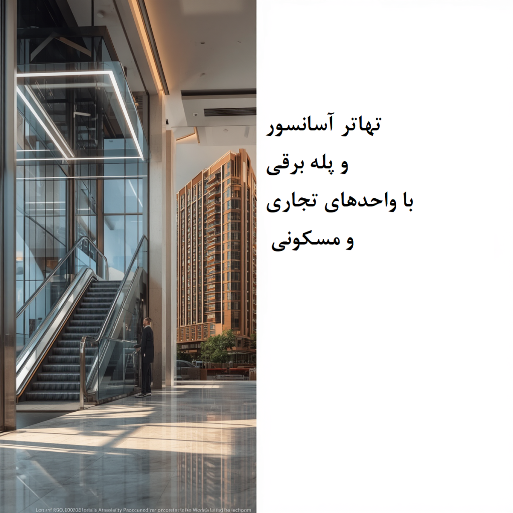 تهاتر آسانسور و پله برقی با واحد مسکونی، تجاری و اداری تهران